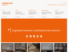 Tablet Screenshot of procan.pl